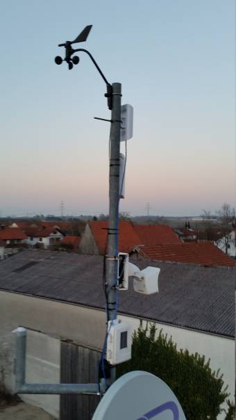 Bild: outdoor Ubiquiti Router am Standort Gänsbrunnenweg 6